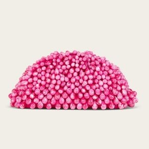 CULT GAIA Jaala Mini Clutch in Dragonfruit
